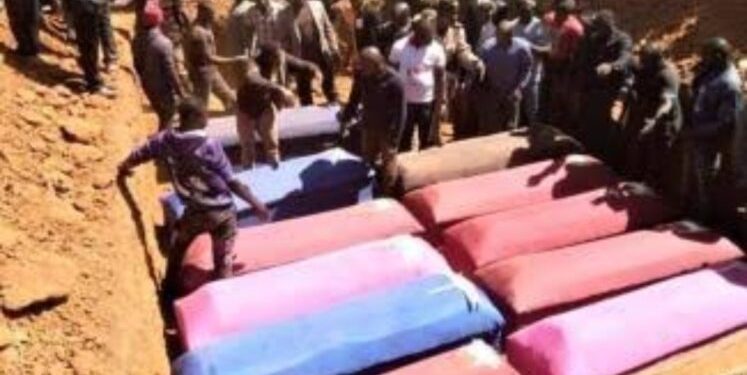 Benue conducts mass burial for 17 victims of herders attack