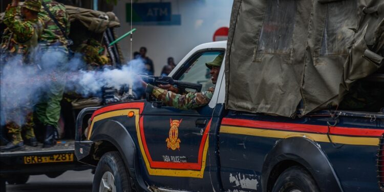 Police teargas schoolgirls as Kenyans in Mombasa protest tax hikes in Finance Bill
