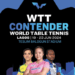 WTT Contender Lagos Day 2: South Korea, India end China dominance