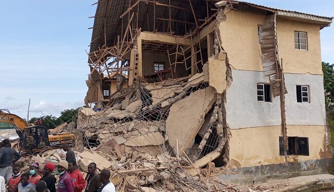 Jos School Collapse: NAPTAN urges government to sanction culprits