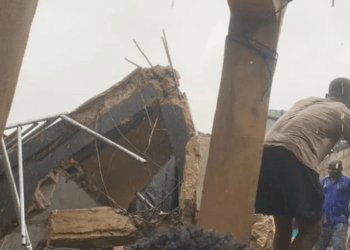 Scores of students trapped as school building collapses in Jos