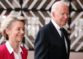EU Commission president speaks with embattled Biden
