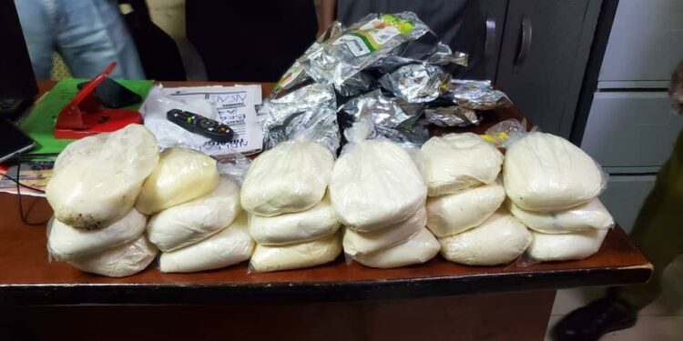 Two businessmen excrete 156 wraps of cocaine at Lagos, Abuja airports