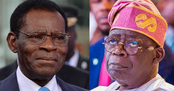 Tinubu flies to Equatorial Guinea to visit world’s longest-standing President Obiang