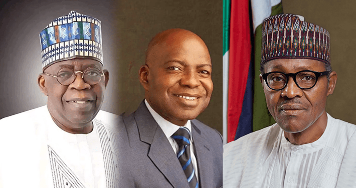 Governor Otti refuses to blame Tinubu, Buhari for Nigeria’s economic calamities