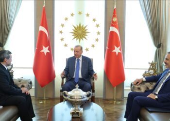 Turkish President Erdogan receives Turkmenistan’s top diplomat for talks