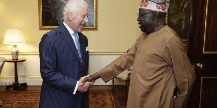 Tinubu meets King Charles III at Buckingham Palace
