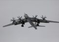 2 Russian strategic bombers carry out flight over Bering Sea off coast of Alaska