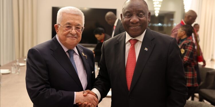 ‘We will always be together,’ South Africa’s Ramaphosa tells Palestine’s Abbas