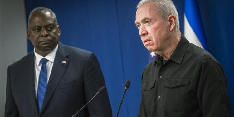 US, Israeli defense chiefs discuss regional de-escalation
