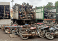 Lagos task force impounds 128 motorcycles over illegal operation