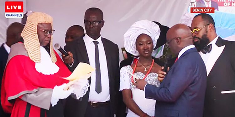 Shettima, APC governors attend Okpebholo’s inauguration as Edo governor