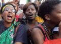South African women march against gender-based violence, femicide