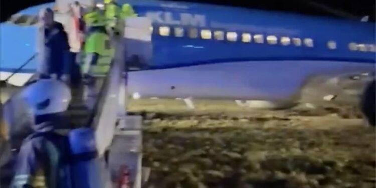 Dutch commercial flight veers off runway in Norway, all onboard unharmed