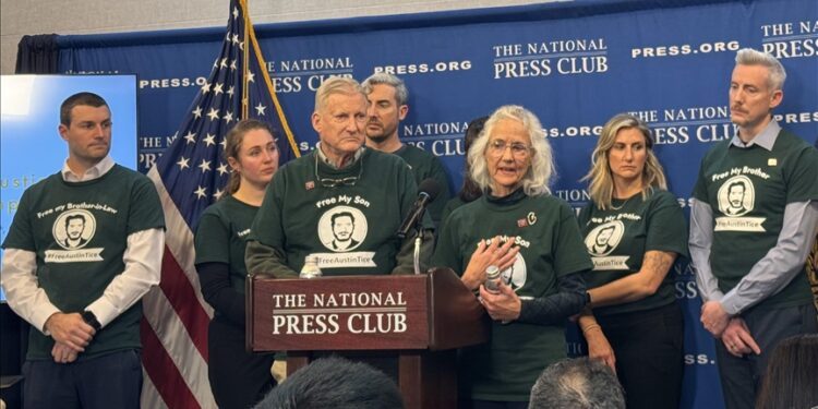 Mother of American journalist Austin Tice says he is ‘alive’, citing US government source