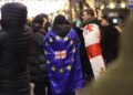 Protests in Georgia over suspension of EU talks continue for 22nd day
