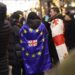 Protests in Georgia over suspension of EU talks continue for 22nd day