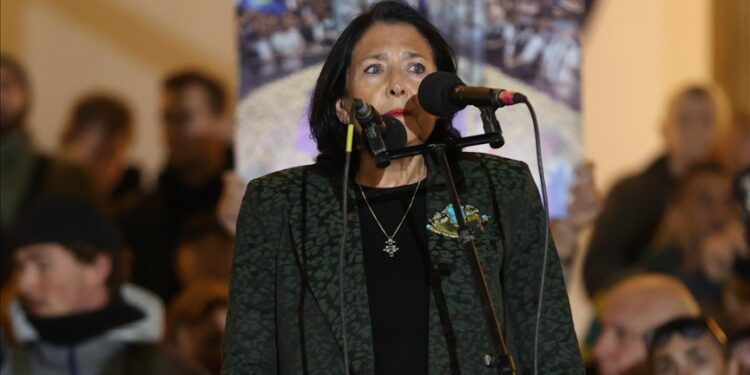 Georgian president says she does not recognize presidential election as legitimate