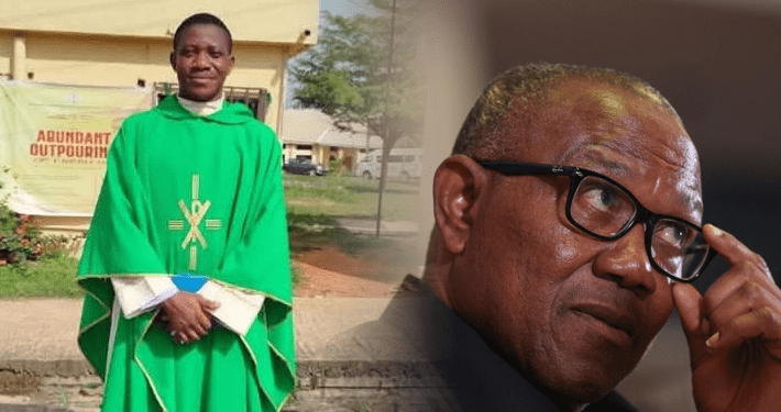 Anambra: Peter Obi weeps over Catholic priest murdered by unknown gunmen