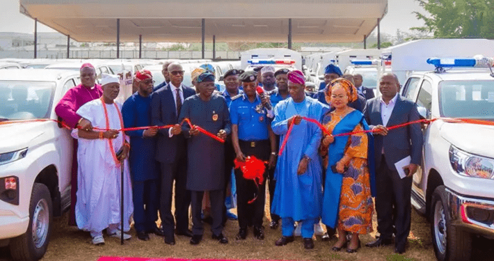 Sanwo-Olu donates 259 vehicles to police in Lagos, receives praises