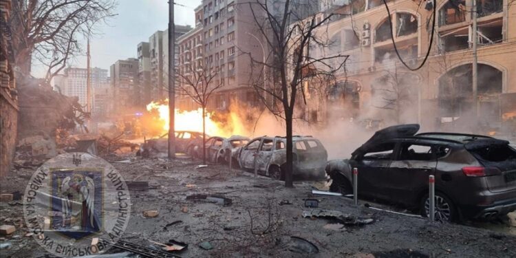 Ukraine says 1 killed, 9 injured in Russian missile attack on Kyiv