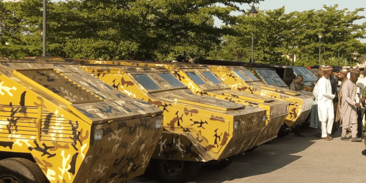 Defence minister asks for 50 additional APCs to crush bandits in two months