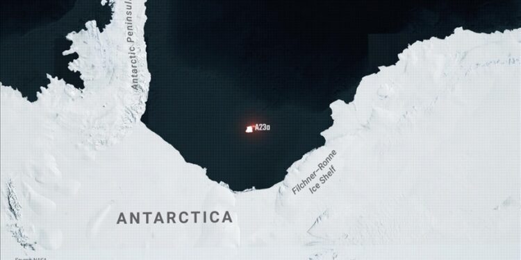 Iceberg visible from space puts South Georgia Island, wildlife in danger