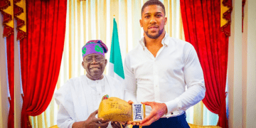 Anthony Joshua visits Tinubu, plans to beat Tyson Fury in 2025