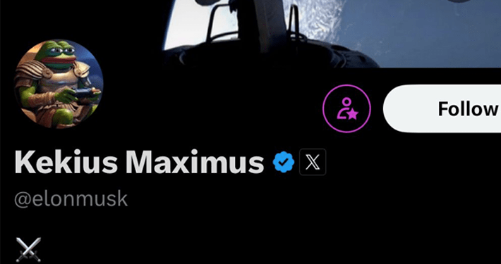 X Profile: Elon Musk changes name to Kekius Maximus