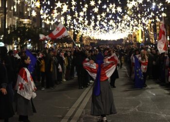 Pro-EU protests in Georgia continue into new year