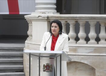 Ex-Georgian president adamant to perform ‘presidential functions’ from her new office in Tbilisi