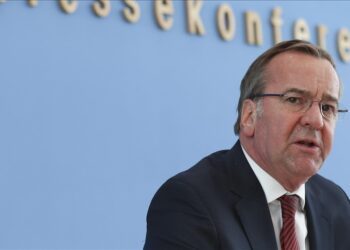 Germany’s defense minister makes surprise visit to Ukraine’s capital Kyiv