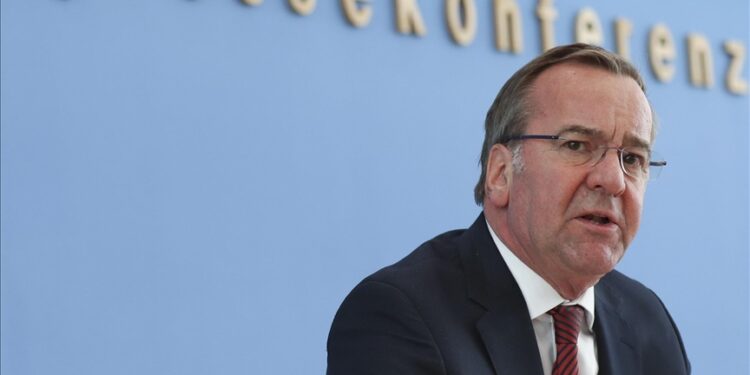 Germany’s defense minister makes surprise visit to Ukraine’s capital Kyiv