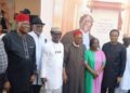 Osinbajo, Obi, Anyaoku, others pay condolence visit to Adebanjo’s family