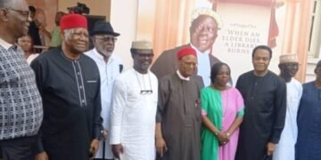 Osinbajo, Obi, Anyaoku, others pay condolence visit to Adebanjo’s family