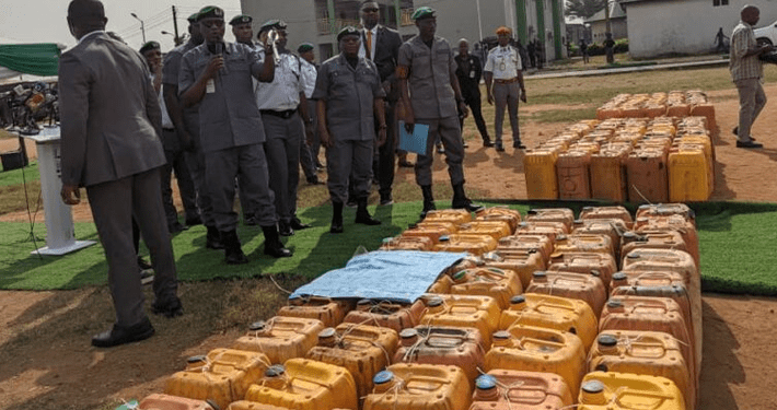Customs intercepts 245,370 litres of petrol worth N238.1 million
