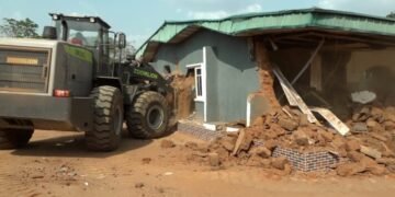Edo task force demolishes building belonging to alleged kidnappers’ informant