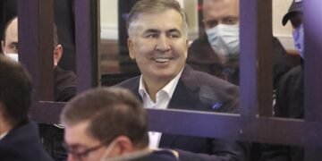 Court in Tbilisi sentences former President Saakashvili for 9 years in prison for embezzlement