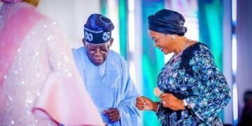 “My knight in shining armour,” first lady says of Tinubu at 73