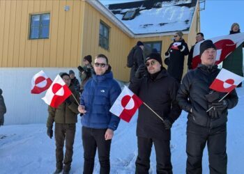 Greenlanders march to US consulate building, protesting Trump’s annexation bid
