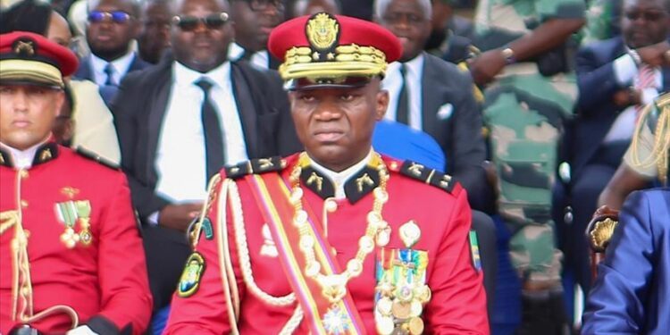Gabon’s interim president declares his candidacy for presidential election