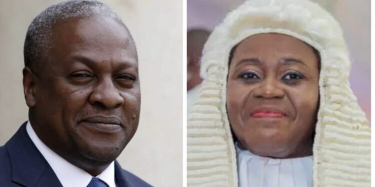 President Mahama suspends Ghana’s chief justice Torkornoo over corruption