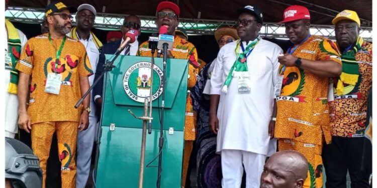 BREAKING: Governor Soludo Clinches APGA Ticket For Anambra Election, Announces Running Mate