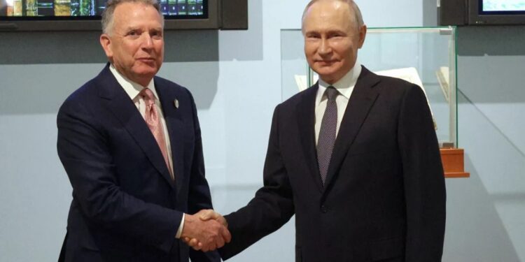 Putin, US envoy Witkoff hold meeting in St. Petersburg