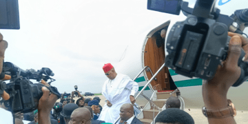 Shettima arrives Asaba to receive Gov Oborevwori into APC fold
