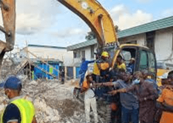 Five dead, 15 rescued in Lagos building collapse