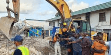 Five dead, 15 rescued in Lagos building collapse