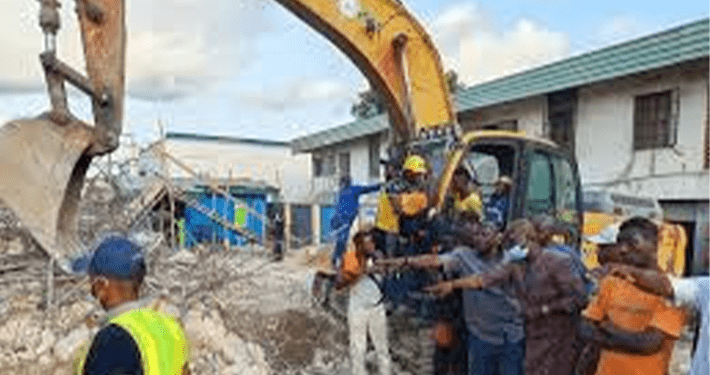 Five dead, 15 rescued in Lagos building collapse