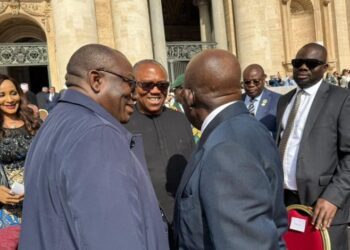 “I’m the Head of the Nigerian Delegation” – Tinubu Tells Peter Obi in Rome