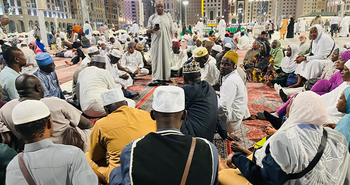 NAHCON Ulama team holds special prayer for Tinubu, Nigeria in Madina